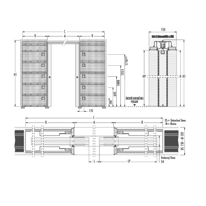 stavebne-puzdro-eclisse-syntesis-luce-dvojkridlove-verzia-murivo-hrubka-dokoncenej-steny-150mm-dverny-priechod-1230x1993mm (1)